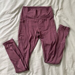 Purple High-Waisted Leggings